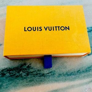 Louis Vuitton hoop logs earrings